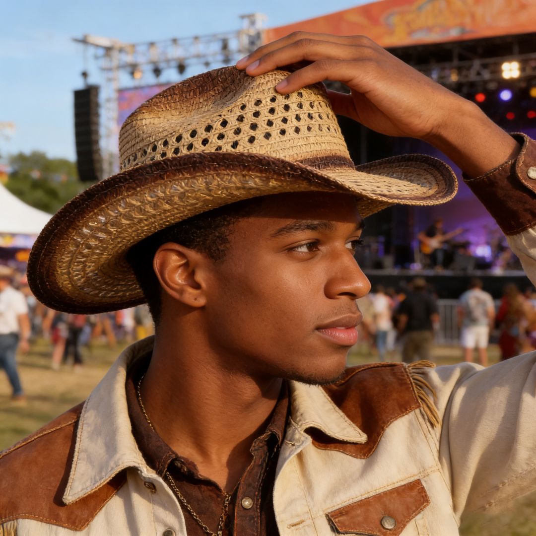 1PC Straw Western Cowboy Hat H – Cowboy Hat Straw recenzja i cena