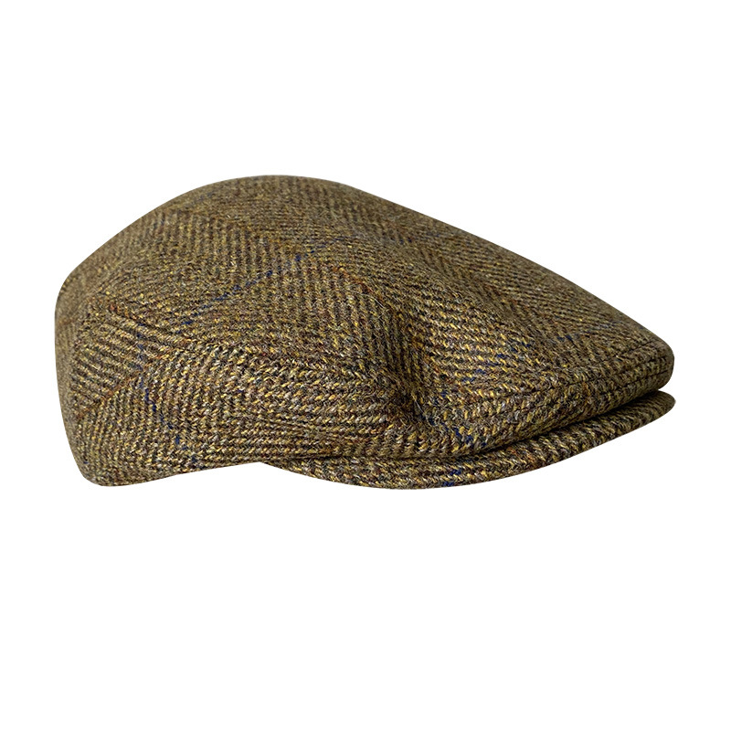 Striped Gray New Wool Flat Cap – Newsboy Cap Ivy recenzja i cena