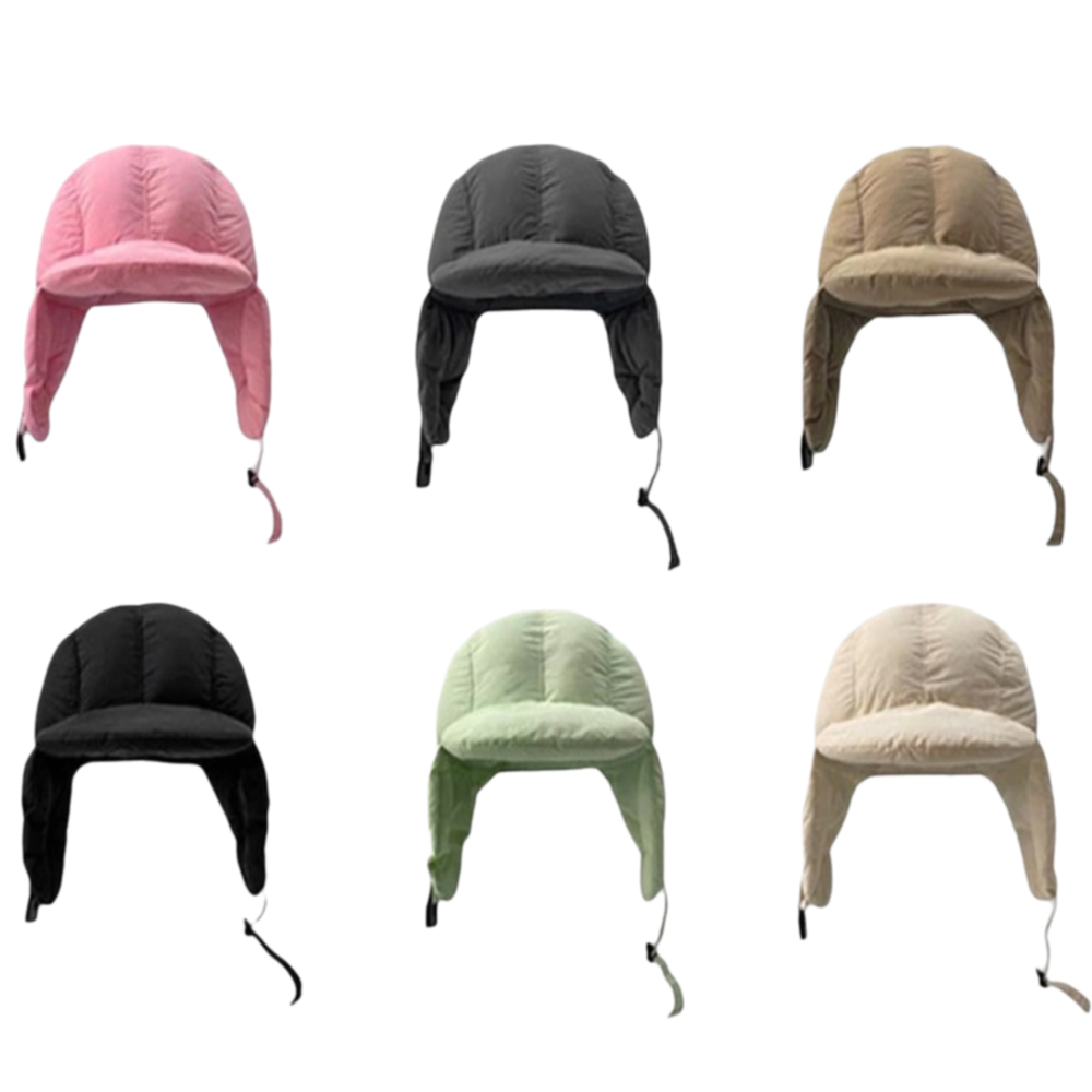 Solid Color Padded Bomber Hats – Trapper Hat Ear Flap recenzja i cena