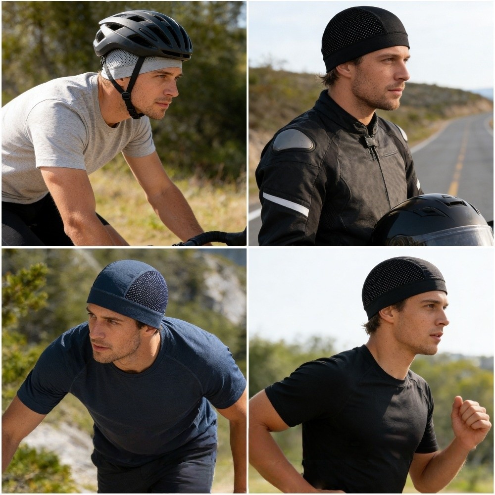 Casual Thin Mesh Skull Beanie  – Skull Cap Helmet Liner recenzja i cena