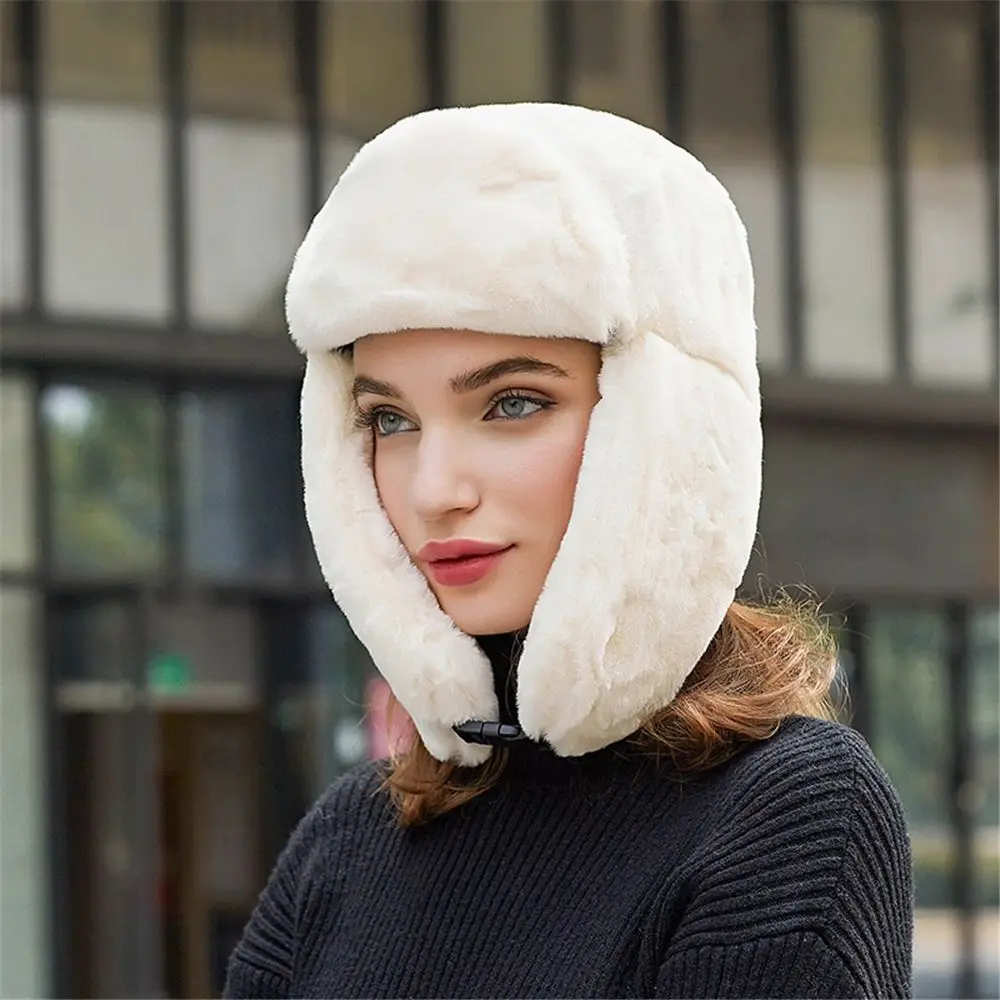 Men Women Thick Plush Bomber H – Trapper Hat Ear Flap recenzja i cena