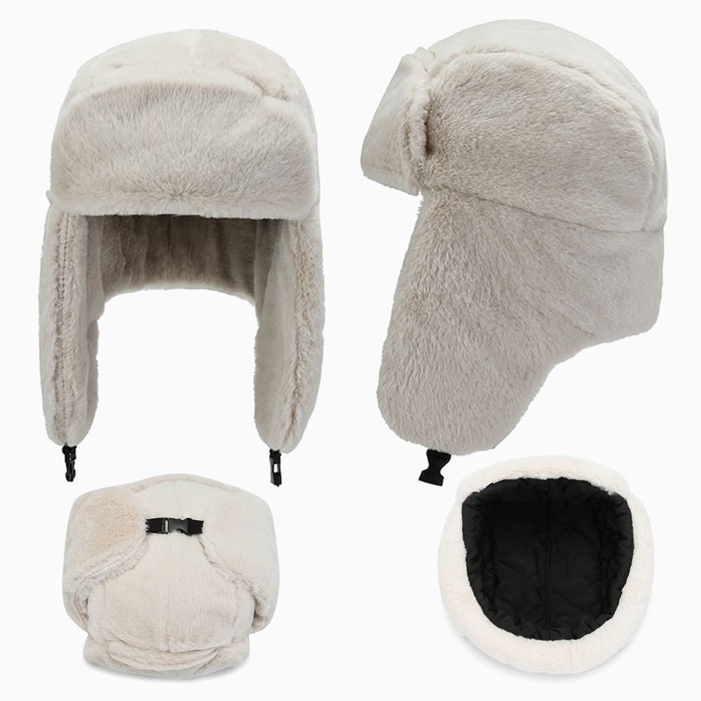 Men Women Thick Plush Bomber H – Trapper Hat Ear Flap recenzja i cena