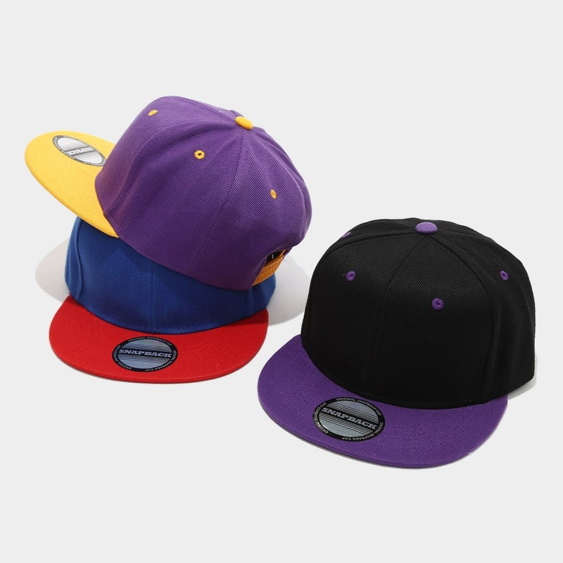 Two-Tone Color-Blocking Hip-Ho – Snapback Hat Flat recenzja i cena