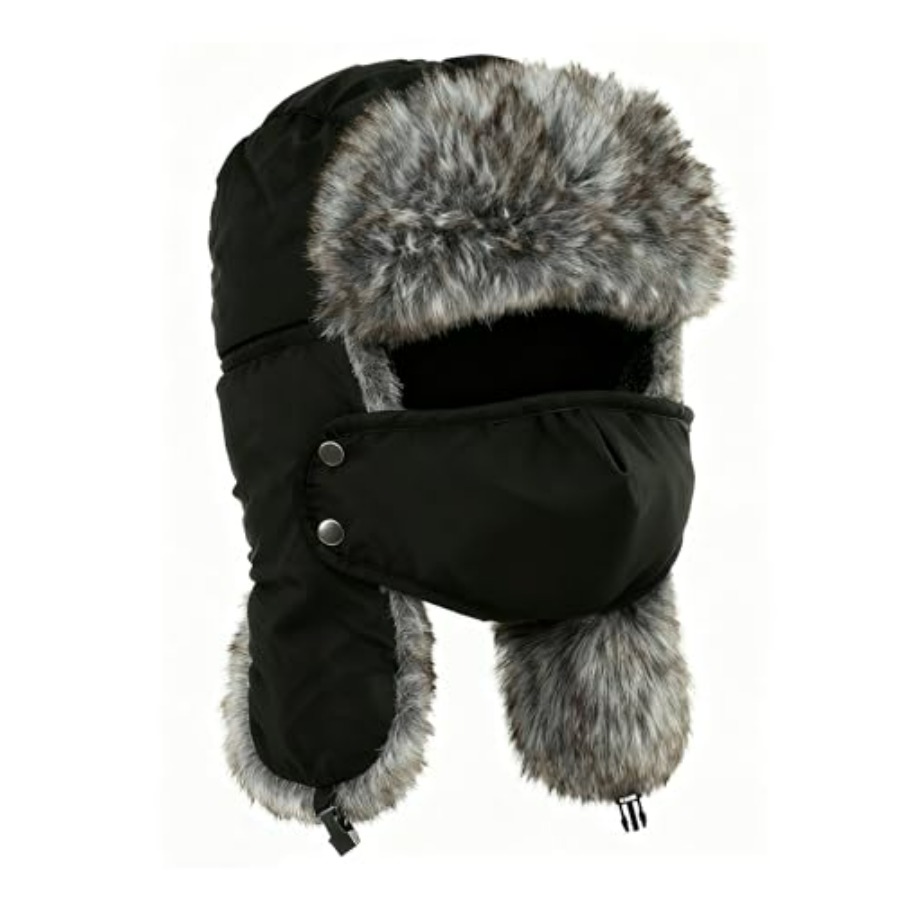 Buauty Fur Trapper Hat for Men – Trapper Hat Ear Flap recenzja i cena