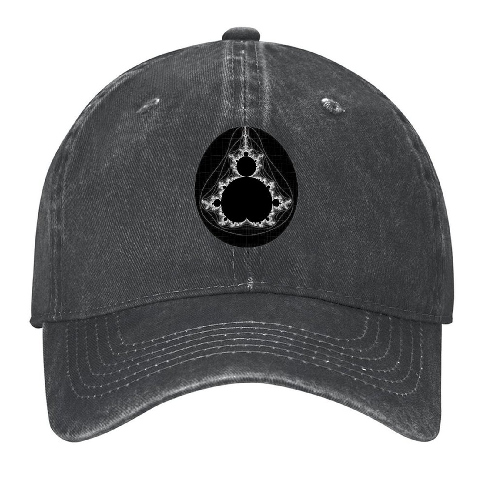 White - Linear Mandelbrot Base – Golf Cap Dad recenzja i cena
