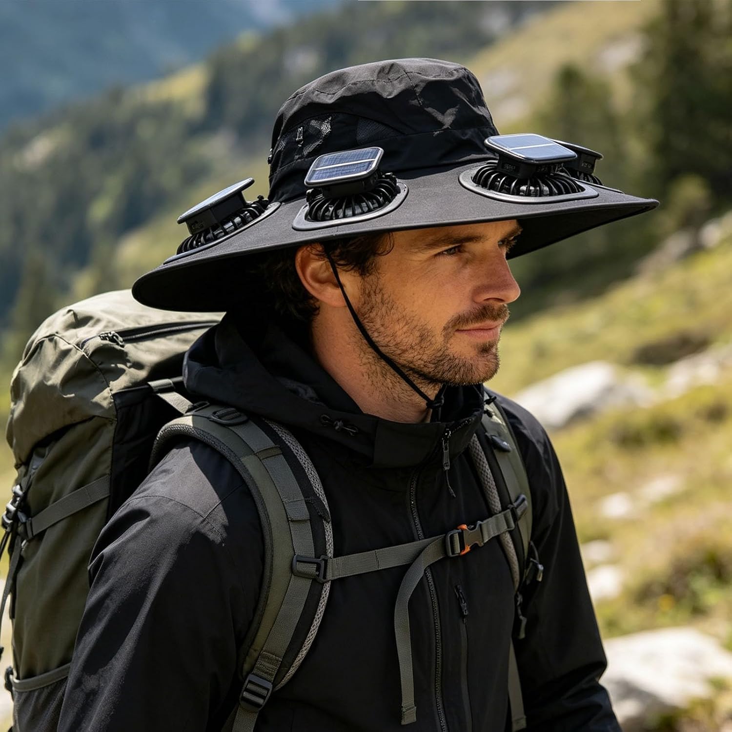 Hot 6 Fans Solar Fan Hat Breat – Visor Sun Hat recenzja i cena