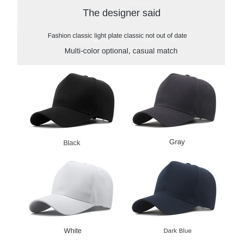 Cotton Big Head Man Large Size – Baseball Cap Structured recenzja i cena