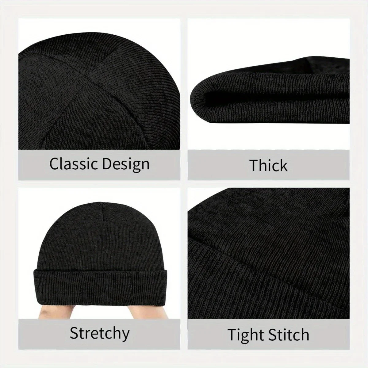 2026 New Unisex Rib Knit Cuffe – Beanie Cuffed Knit recenzja i cena