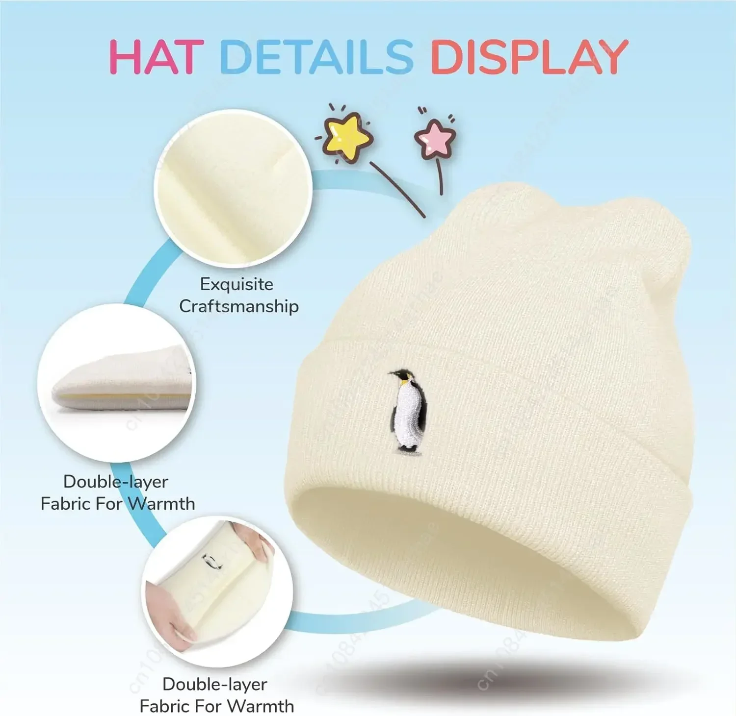 Animal Hat Beanie Gifts for Wo – Beanie Cuffed Knit recenzja i cena