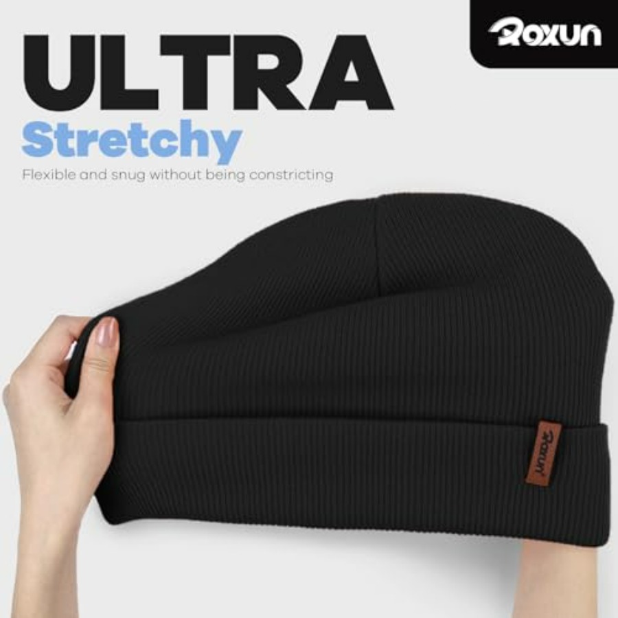 ROXUN Beanie for Men/Women Win – Beanie Cuffed Knit recenzja i cena