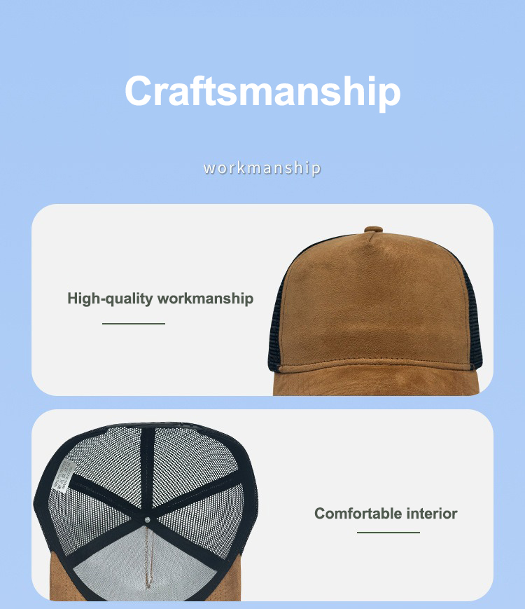 Suede Mesh Baseball Cap Men Ca – Trucker Cap Mesh recenzja i cena