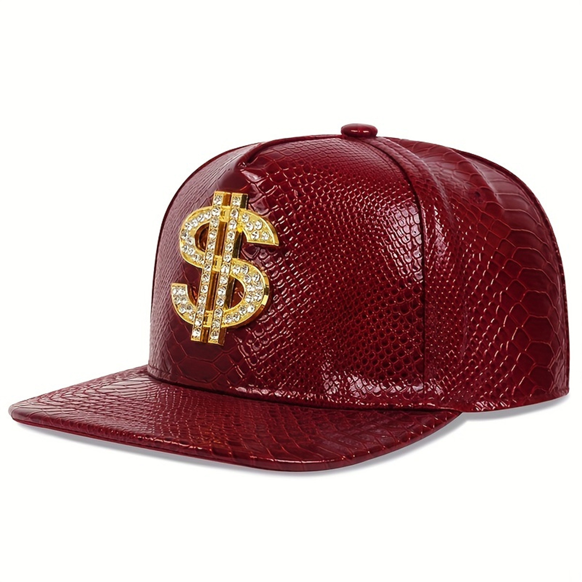 Leather Metallic Dollar Sign B – Snapback Hat Flat recenzja i cena