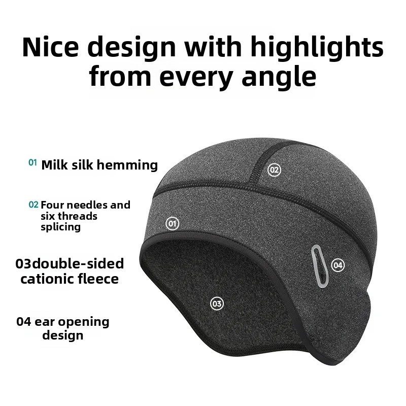 Winter Cycling Warm Cap MTB He – Skull Cap Helmet Liner recenzja i cena