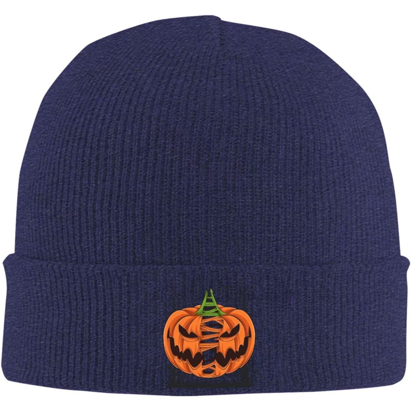 Scary Halloween Pumpkins with  – Beanie Cuffed Knit recenzja i cena