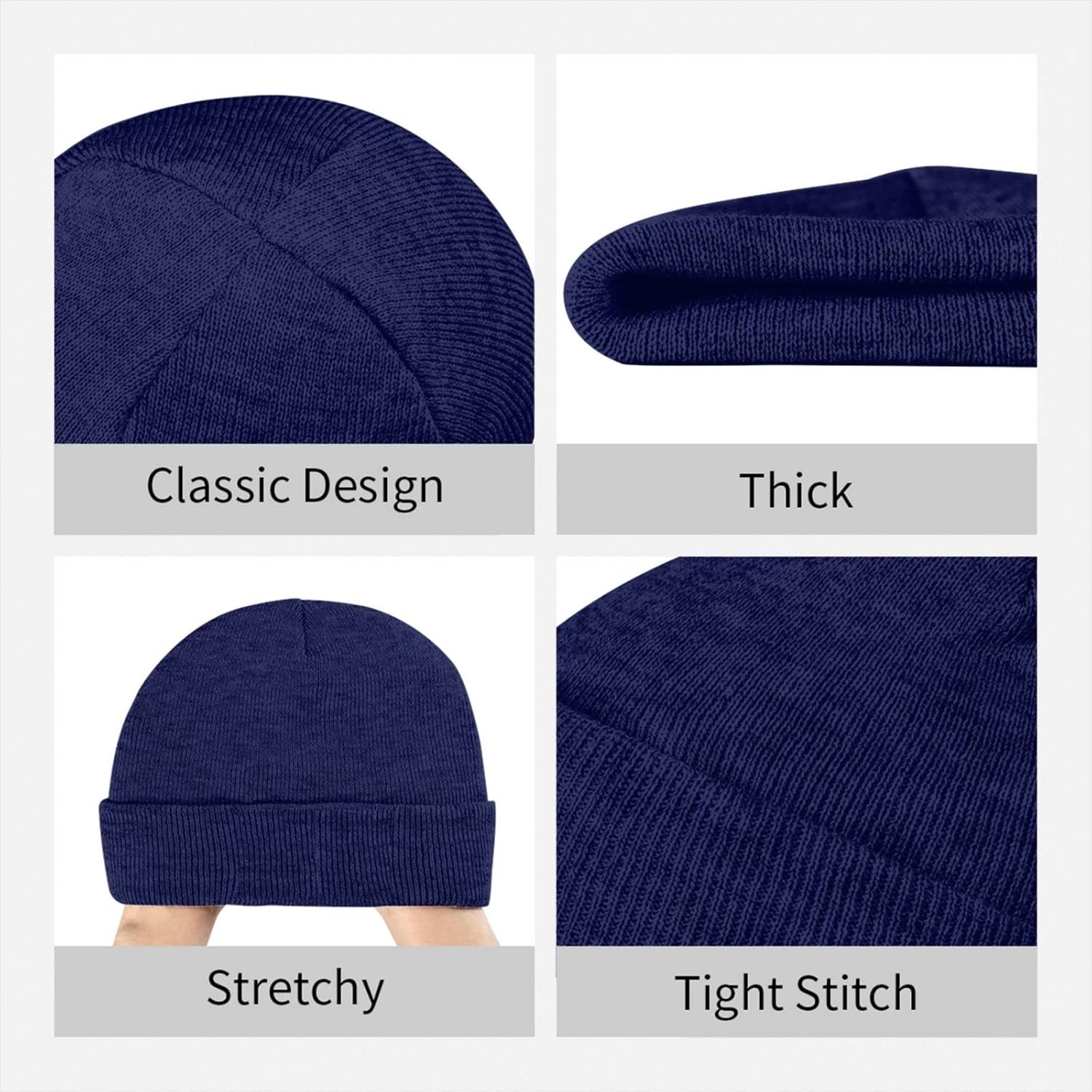 Scary Halloween Pumpkins with  – Beanie Cuffed Knit recenzja i cena