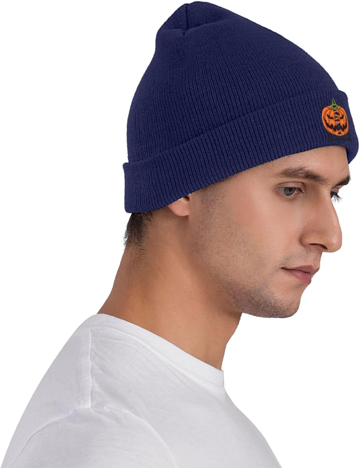 Scary Halloween Pumpkins with  – Beanie Cuffed Knit recenzja i cena