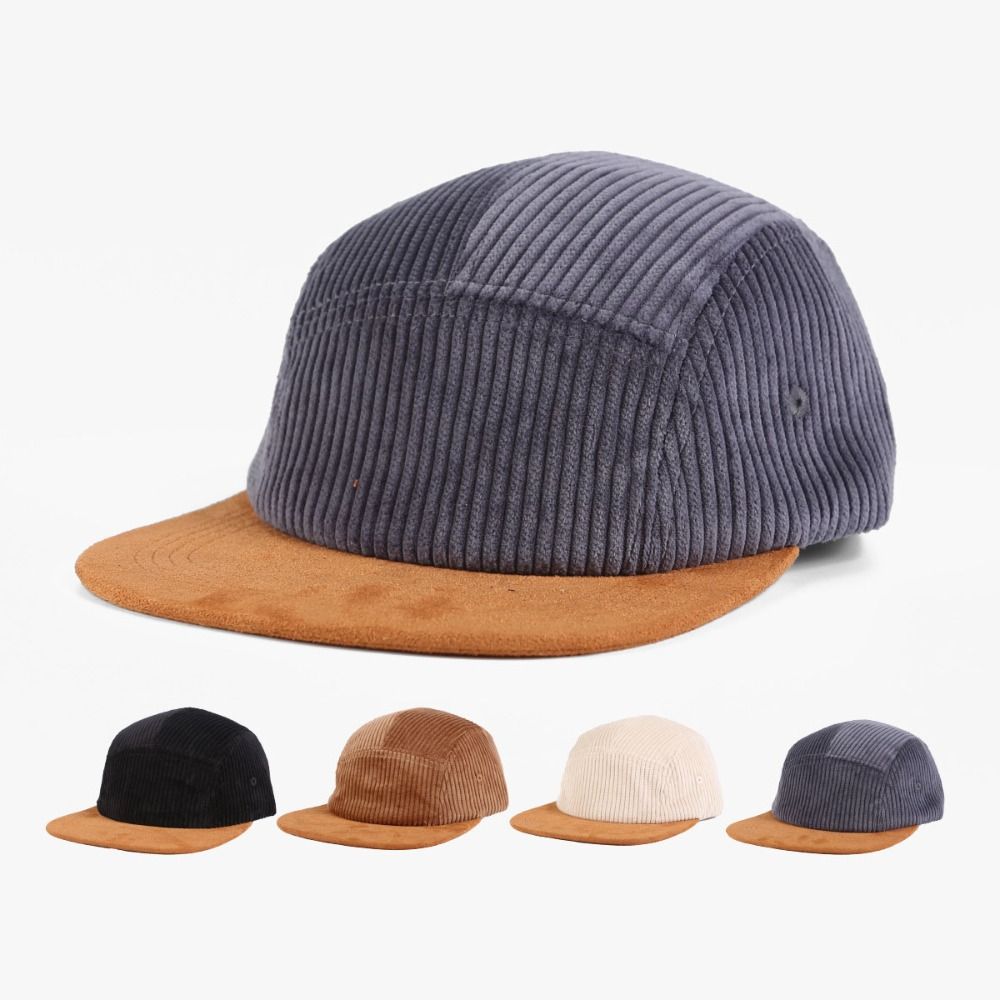 Versatile Retro Flat Brim Base – Corduroy Cap 5 Panel recenzja i cena