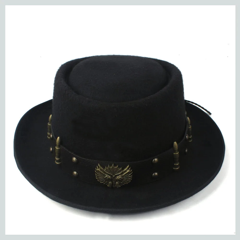Pork Pie Hat for Men Women wit – Fedora Hat Wool recenzja i cena