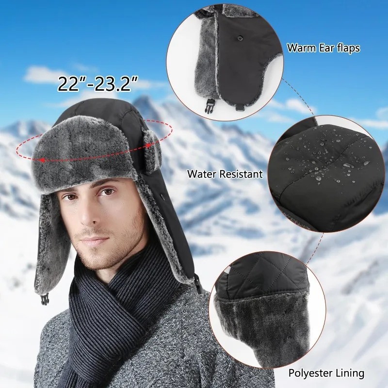Snow Ski Army Military Ushanka – Trapper Hat Ear Flap recenzja i cena