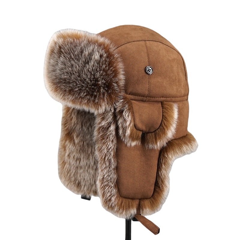 Men's Winter Imitation Fur Tra – Trapper Hat Ear Flap recenzja i cena