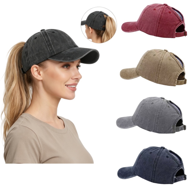 Washed Cotton Adjustable Ponyt – Golf Cap Dad recenzja i cena