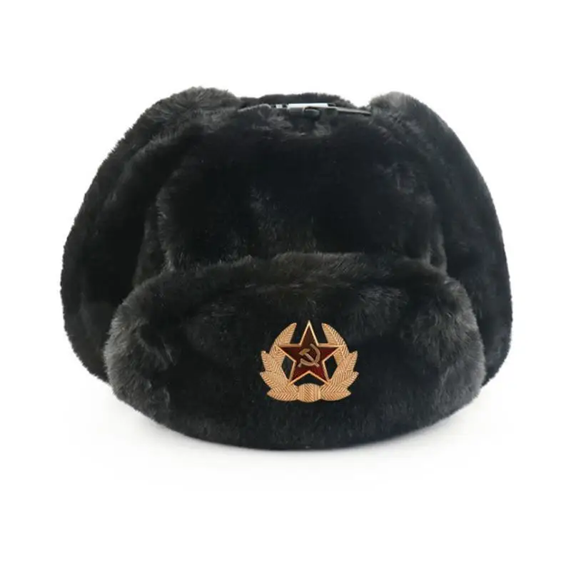 Soviet Badge Ushanka Men&Women – Winter Trapper Hat recenzja i cena