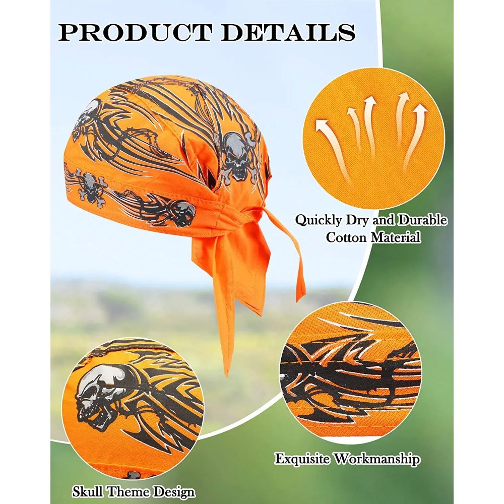 1pc Cycling Skull Pirate Cap H – Skull Cap Helmet Liner recenzja i cena