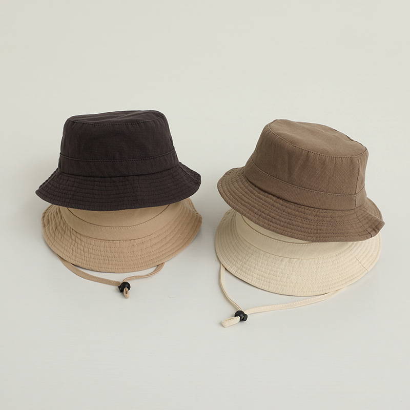 Solid Color Kids Bucket Hat Fa – Bucket Hat Cotton recenzja i cena