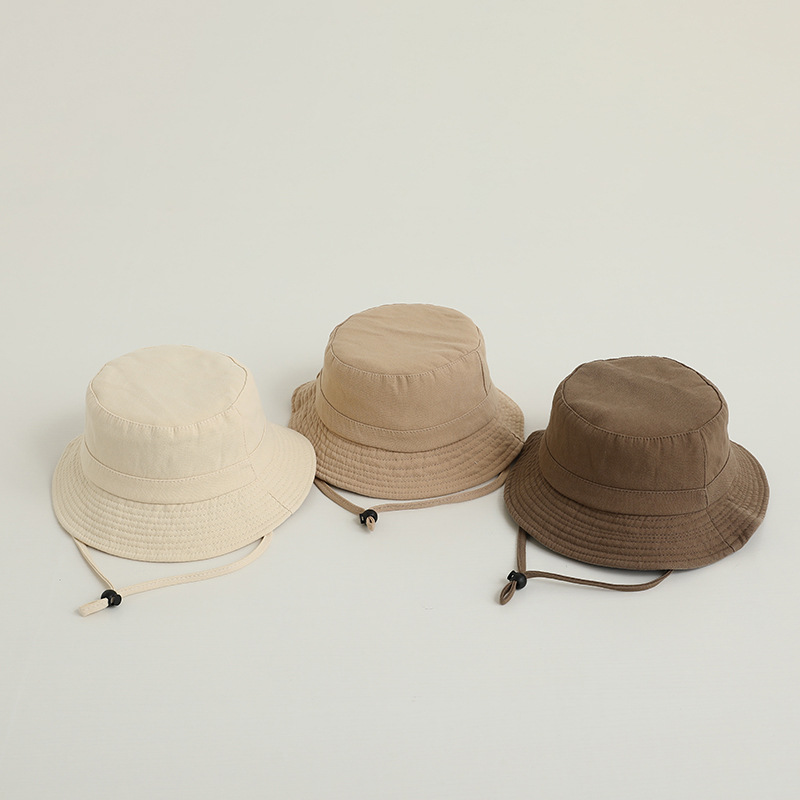 Solid Color Kids Bucket Hat Fa – Bucket Hat Cotton recenzja i cena