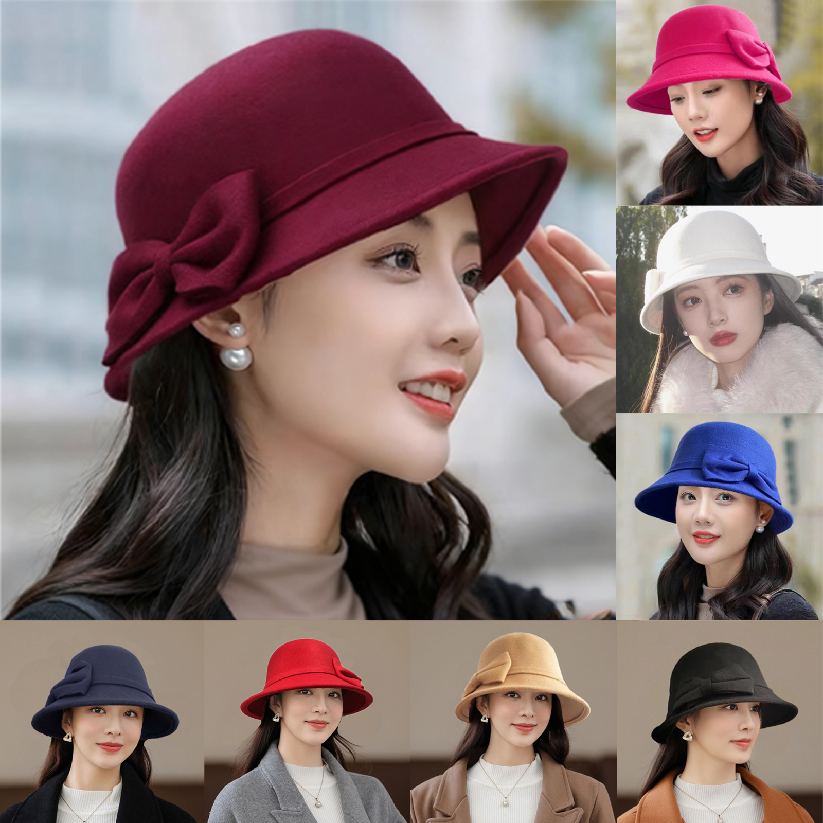 Wool Hat Trendy Bucket Hat Ver – Fedora Hat Wool recenzja i cena